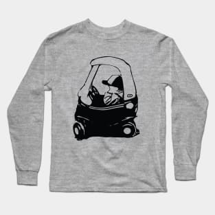 Little boy in car Long Sleeve T-Shirt